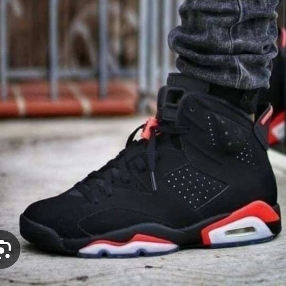 Dead Stock Air Jordan 6 RETRO Black Infrared